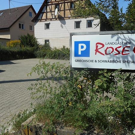 Landgasthof Rose Hotel Ditzingen Exterior foto